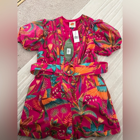FARM Rio Pants - Farm Rio Belted Romper
